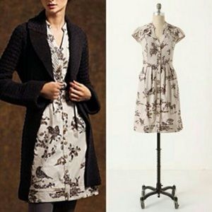 Maeve Anthropologie Southward Stop Bird Dress